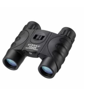 BINOCULAR BARSKA 10X25 WATERPROOF COMPACT -BLUE LENS