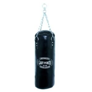 PUNCHING BAG LAST PUNCH HEAVY DUTY BLACK-MEDIUM W/CHAINS
