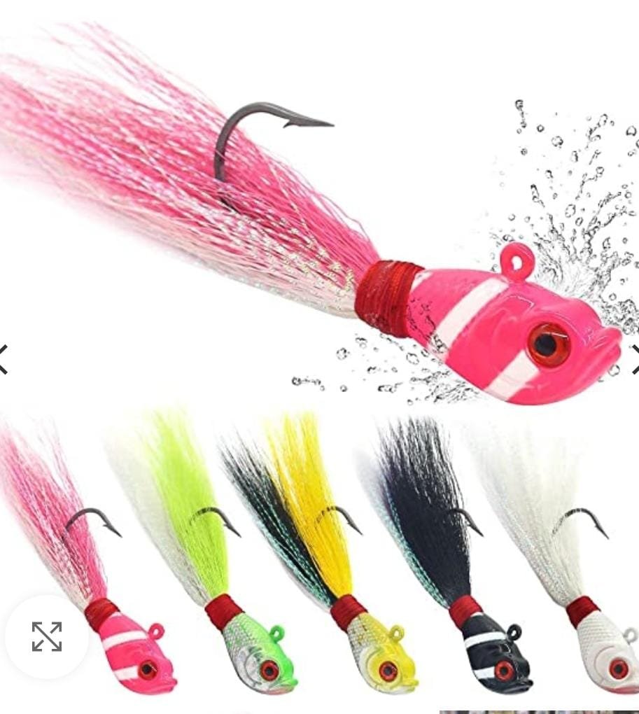 SWBUCKTAIL SALTWATER BUCKTAIL TIED NYLON
