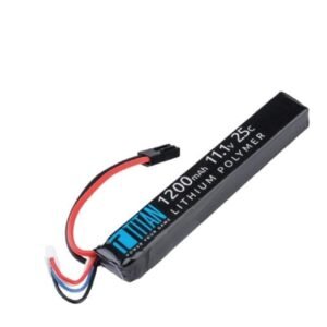 BATERIA AIRSOFT TITAN POWER 11.1V 25C TIPO STICK LIPO 1200MAH- TAMIYA PEQUEÑA