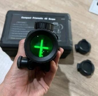 MIRA TELESCOPICA RETICULA ILUMINADA PARA RIFLE 4X32