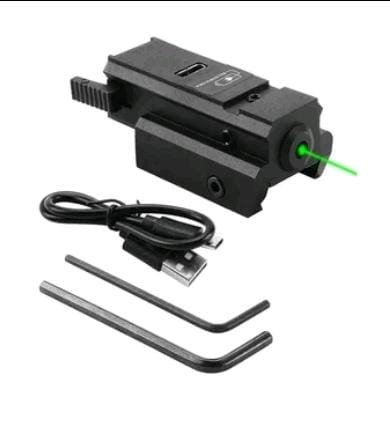 LASER PARA PISTOLA VERDE  RECARGABLE