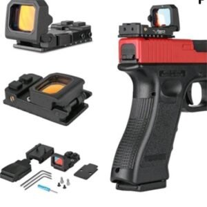 MIRA PUNTO ROJO PARA PISTOLA  Y / O RIFLE INCLUYE RIEL