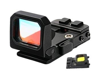 MIRA PUNTO ROJO PARA PISTOLA  Y / O RIFLE INCLUYE RIEL